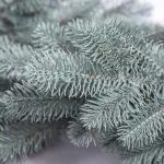 Хвойная литая гирлянда 2 м голубая ветка елки (KOS-HVO2)