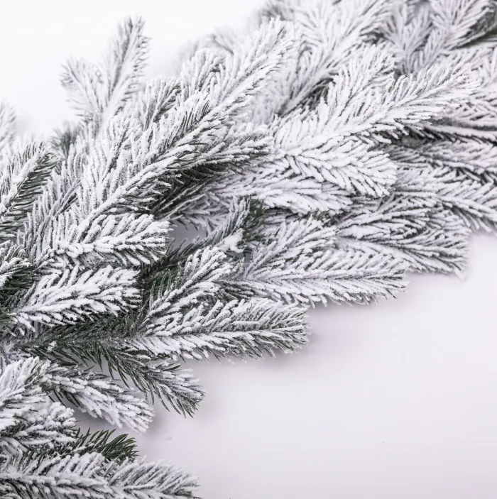 Хвойная литая гирлянда 2 м заснеженные ветки елки (TD-BRNCHSN2) - изображение 1