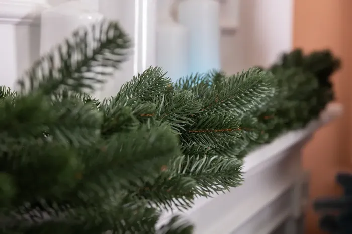 Хвойная литая гирлянда 2 м зеленая ветка елки (TD-BRNCHGR2) - изображение 2