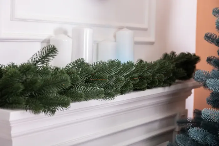 Хвойная литая гирлянда 2 м зеленая ветка елки (TD-BRNCHGR2) - изображение 6