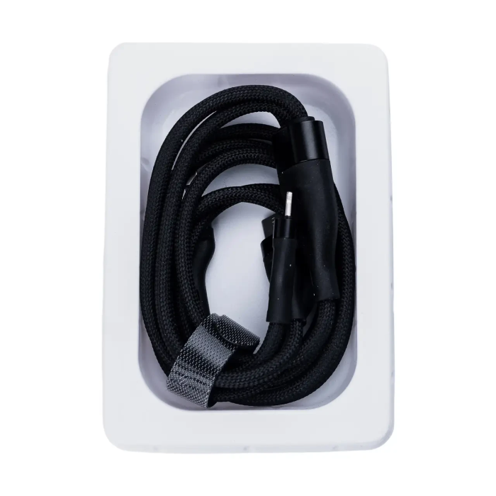 Кабель универсальный lightning micro usb type c для зарядки телефона, провод для передачи данных шнур многоразъемный 3в1 (UR521) - изображение 6