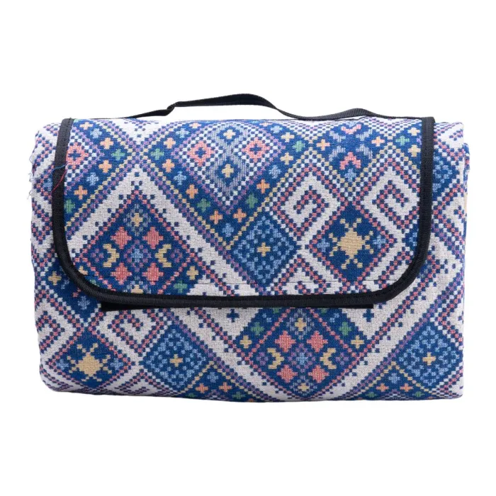 Каремат походный для кемпинга складной, подстилка для пикника и пляжа. (LU012BL) - изображение 1