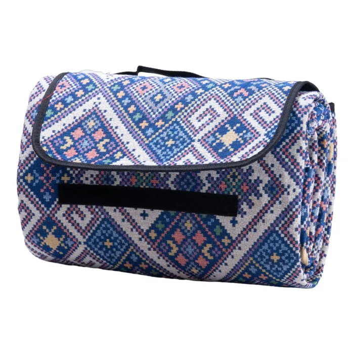 Каремат походный для кемпинга складной, подстилка для пикника и пляжа. (LU012BL) - изображение 3