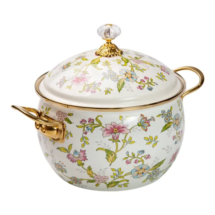 Эмалированная кастрюля объемом 4 литра для газовых и электрических плит (HP-2-111) - изображение 3