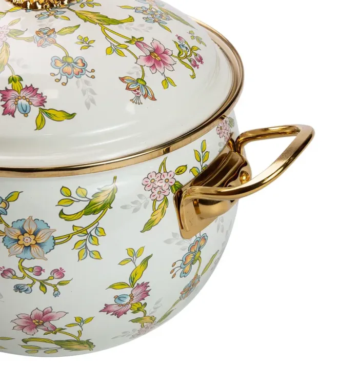 Эмалированная кастрюля объемом 4 литра для газовых и электрических плит (HP-2-111) - изображение 4