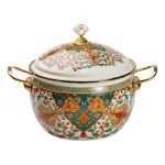 Эмалированная кастрюля объемом 5 литров для газовых и электрических плит (HP-2-116)