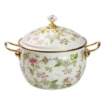 Эмалированная кастрюля объемом 5 литров для газовых и электрических плит (HP-2-112)