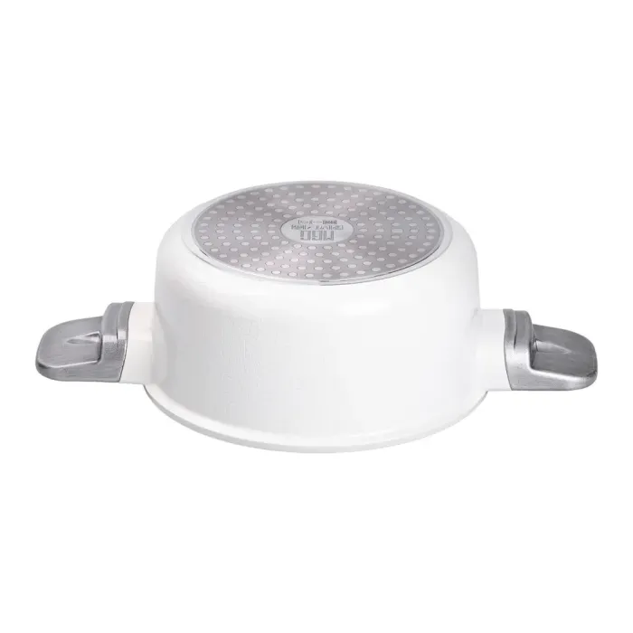 Кастрюля MGC с крышкой 20 см и керамическим антипригарным покрытием 2.0 л белая (HP-4-452W) - изображение 2