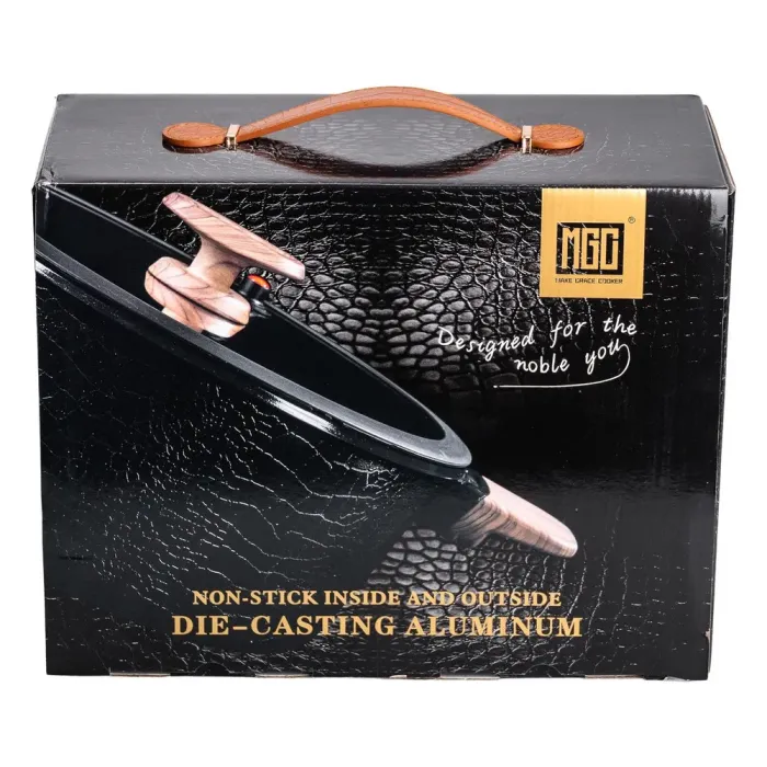 Кастрюля MGC с крышкой 24 см и керамическим антипригарным покрытием 3.0 л белая (HP-4-453W) - изображение 7