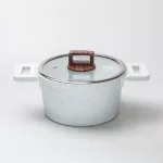 Алюмінієва 3-літрова каструля з кришкою Ø 20 см, антипригарне покриття MGC (HP-4-440)