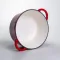 Каструля чавунна емальована 5 л, червоний Yiwu HP-FLG-2 RED (HP-FLG-2 RED)