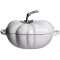 Каструля чавунна емальована Iron Tomato 2,5 л, білий Yiwu HP-FLG-20 BEIGE (HP-FLG-20 BEIGE)