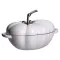 Каструля чавунна емальована Iron Tomato 2,5 л, білий Yiwu HP-FLG-20 BEIGE (HP-FLG-20 BEIGE)