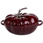 Каструля чавунна емальована Iron Tomato 2,5 л, бургунді Yiwu HP-FLG-20 burgundy (HP-FLG-20 burgundy)