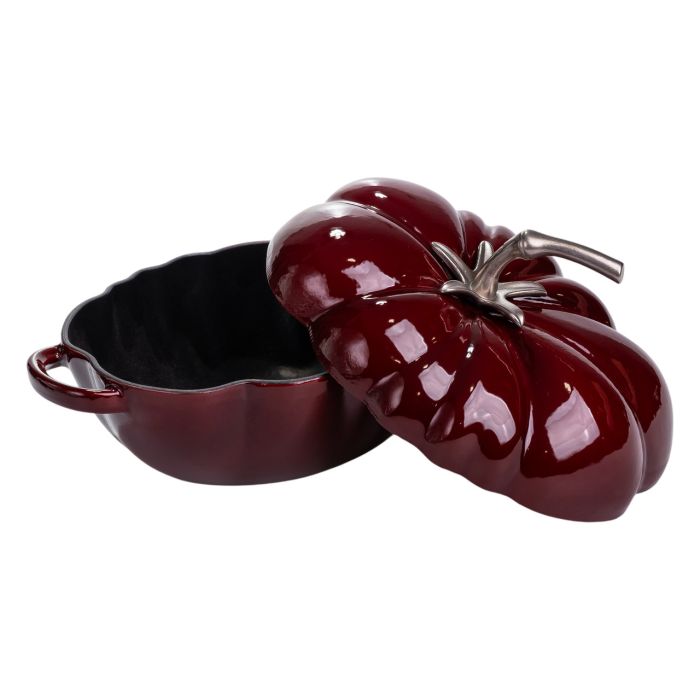 Каструля чавунна емальована Iron Tomato 2,5 л, бургунді Yiwu HP-FLG-20 burgundy (HP-FLG-20 burgundy) - изображение 5