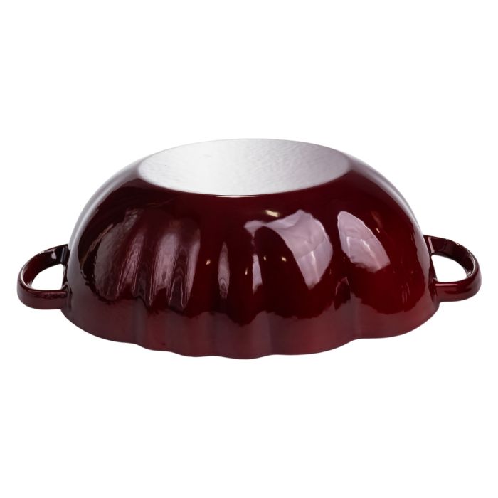 Каструля чавунна емальована Iron Tomato 2,5 л, бургунді Yiwu HP-FLG-20 burgundy (HP-FLG-20 burgundy) - изображение 7
