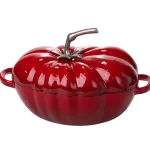 Каструля чавунна емальована Iron Tomato 2,5 л, червоний Yiwu HP-FLG-20 RED (HP-FLG-20 RED)