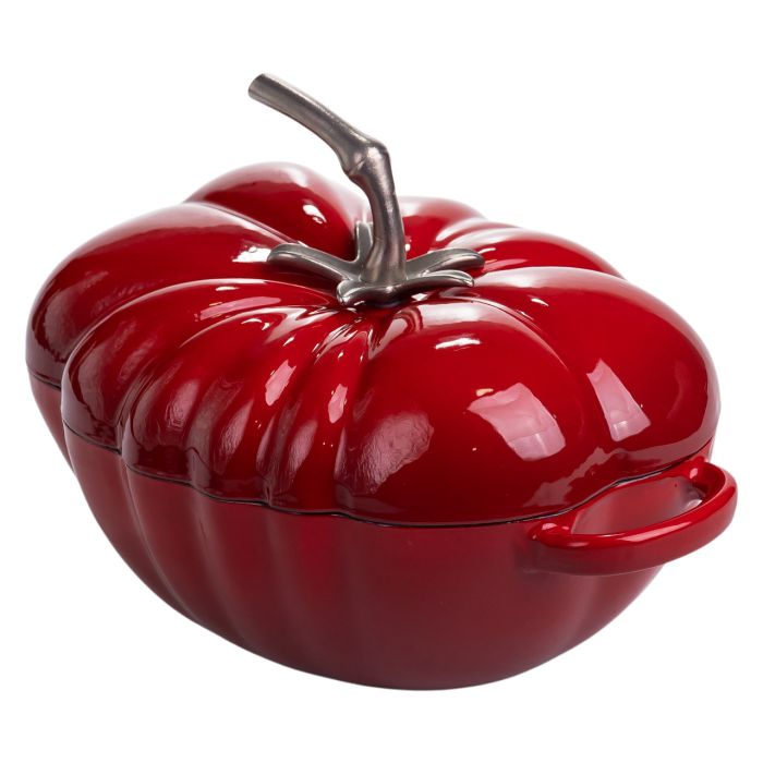 Каструля чавунна емальована Iron Tomato 2,5 л, червоний Yiwu HP-FLG-20 RED (HP-FLG-20 RED) - изображение 5