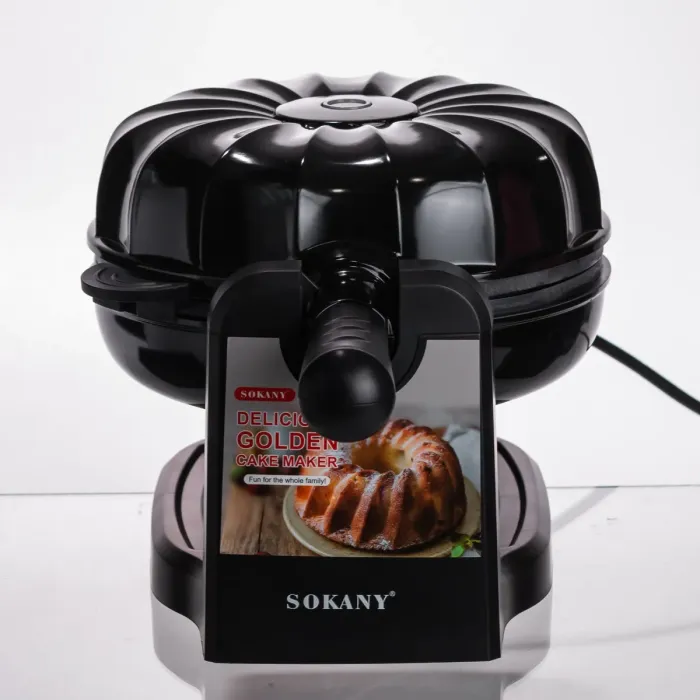 Кексниця електрична 1800 Вт з антипригарним покриттям 37×17×18 (см) Чорна SK-BBQ-837 (SK-BBQ-837) - изображение 5