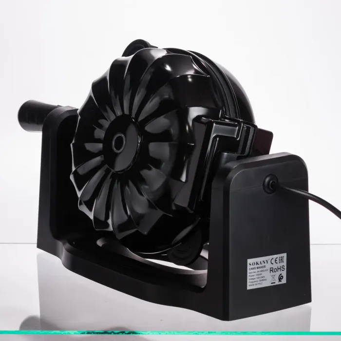 Кексниця електрична 1800 Вт з антипригарним покриттям 37×17×18 (см) Чорна SK-BBQ-837 (SK-BBQ-837) - изображение 9