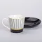 Керамічна чашка з блюдцем 200 (мл) для чаю та кави (RX-N24708WP)