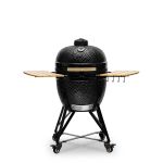 Керамічний вугільний гриль Kamado Bono Grande Ø 59 см чорний TQ0023ALLIN
