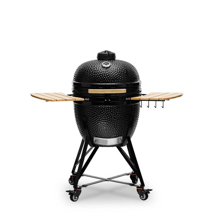 Керамічний вугільний гриль Kamado Bono Grande Ø 59 см чорний TQ0023ALLIN - изображение 1