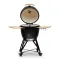 Керамічний вугільний гриль Kamado Bono Grande Ø 59 см чорний TQ0023ALLIN