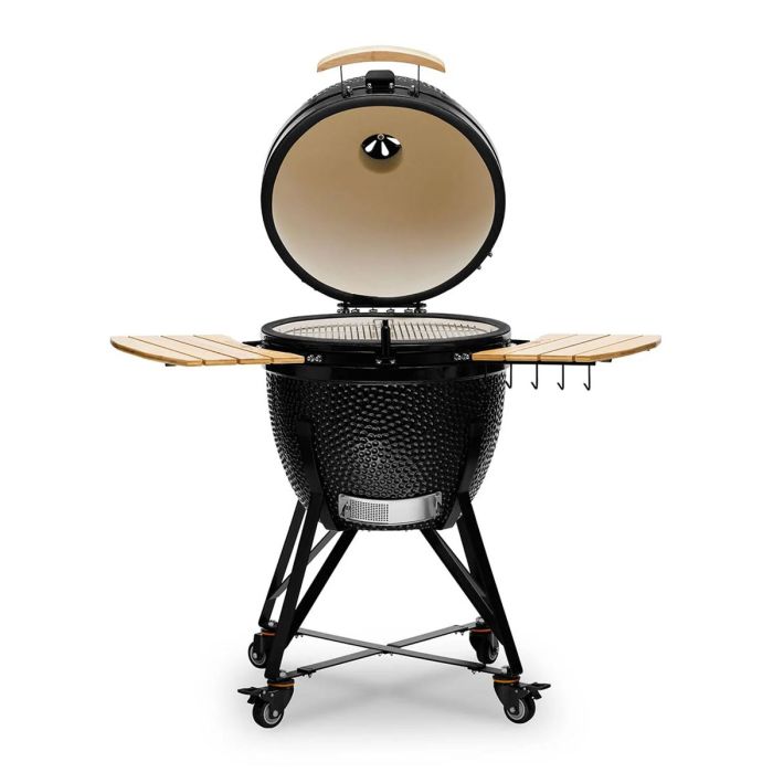 Керамічний вугільний гриль Kamado Bono Grande Ø 59 см чорний TQ0023ALLIN - изображение 2