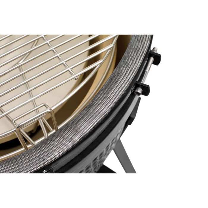 Керамічний вугільний гриль Kamado Bono Grande Ø 59 см чорний TQ0023ALLIN - изображение 16