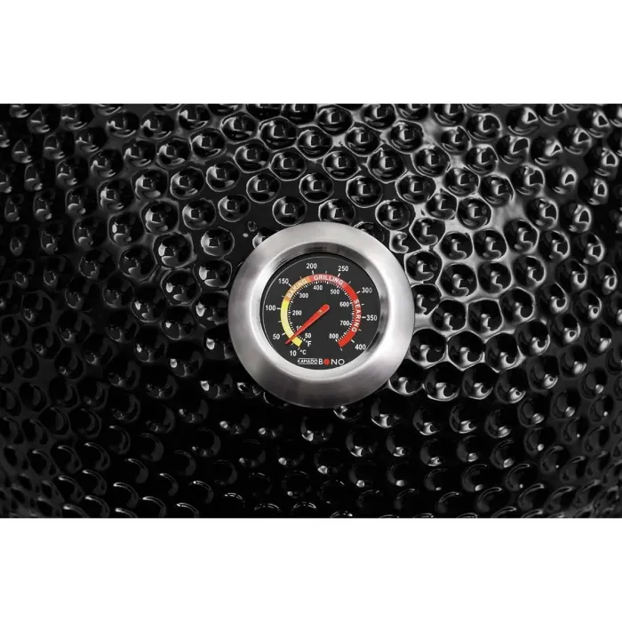 Керамічний вугільний гриль Kamado Bono Grande Ø 59 см чорний TQ0023ALLIN - зображення 8