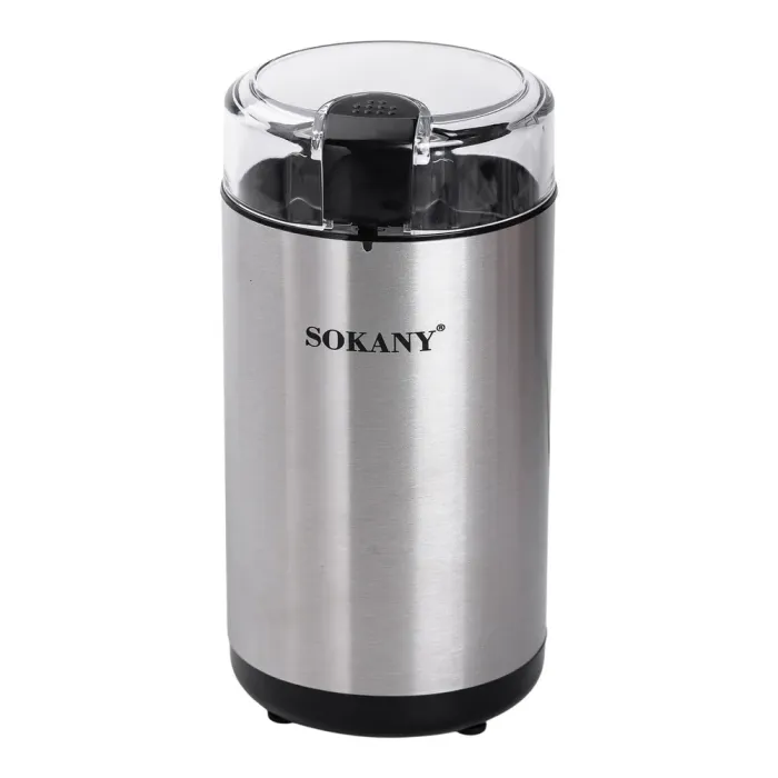 Кофемолка электрическая 150 Вт 50 г измельчитель мультимолка для мелкого помола Sokany (SK-04014) - изображение 2