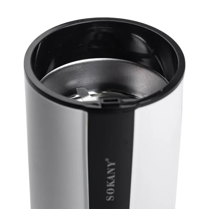 Кофемолка электрическая 200 Вт автоматическая 75 г для мелкого помола Sokany (SK-3026) - изображение 5