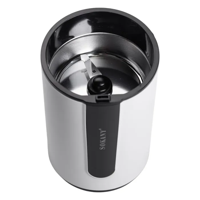 Кофемолка электрическая 200 Вт автоматическая 75 г для мелкого помола Sokany (SK-3026) - изображение 7