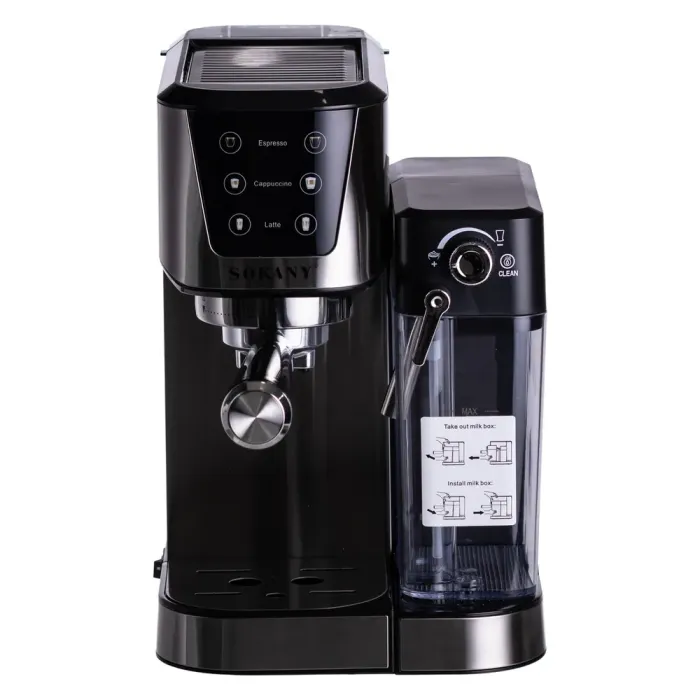 Кавоварка рожкова 3в1 з капучинатором 1350 Вт  бак 1 л Sokany SK-04027 (SK-04027) - изображение 2