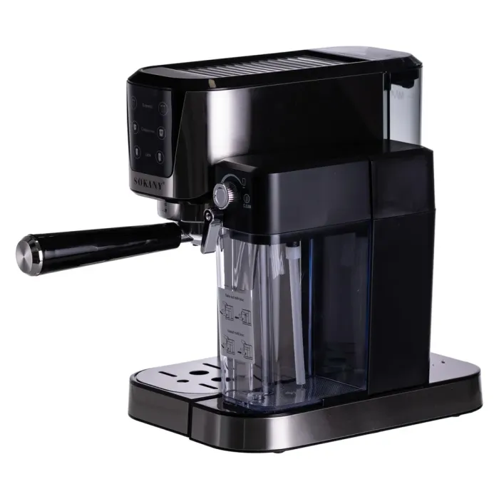 Кавоварка рожкова 3в1 з капучинатором 1350 Вт  бак 1 л Sokany SK-04027 (SK-04027) - изображение 3