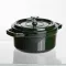 Кокотниця чавунна емальована 2 л, малахіт Yiwu HP-FLG-8 green (HP-FLG-8 green)