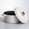Кокотниця чавунна емальована 4,5 л, бежевий Yiwu HP-FLG-4 WHITE (HP-FLG-4 WHITE)