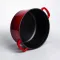 Кокотниця чавунна емальована 4,5 л, червоний Yiwu HP-FLG-4 RED (HP-FLG-4 RED)