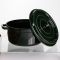 Кокотниця чавунна емальована 4,5 л, малахіт Yiwu HP-FLG-11 green (HP-FLG-11 green)