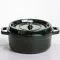 Кокотниця чавунна емальована 6,5 л, малахіт Yiwu HP-FLG-12 green (HP-FLG-12 green)