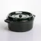 Кокотниця чавунна емальована 6,5 л, малахіт Yiwu HP-FLG-12 green (HP-FLG-12 green)