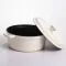 Кокотниця чавунна емальована 6 л, бежевий Yiwu HP-FLG-6 WHITE (HP-FLG-6 WHITE)