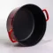 Кокотниця чавунна емальована 6 л, червоний Yiwu HP-FLG-6 RED (HP-FLG-6 RED)