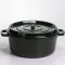 Кокотниця чавунна емальована 6 л, малахіт Yiwu HP-FLG-13 green (HP-FLG-13 green)