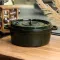 Кокотниця чавунна емальована 6 л, малахіт Yiwu HP-FLG-13 green (HP-FLG-13 green)