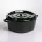 Кокотниця чавунна емальована 6 л, малахіт Yiwu HP-FLG-13 green (HP-FLG-13 green)