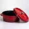 Кокотниця чавунна емальована 7,5 л, червоний Yiwu HP-FLG-7 RED (HP-FLG-7 RED)