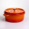 Кокотниця чавунна емальована 7,5 л, помаранчевий Yiwu HP-FLG-7 ORANGE (HP-FLG-7 ORANGE)