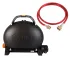 КОМПЛЕКТ Портативний переносний газовий гриль O-GRILL 500, чорний + шланг в подарунок!